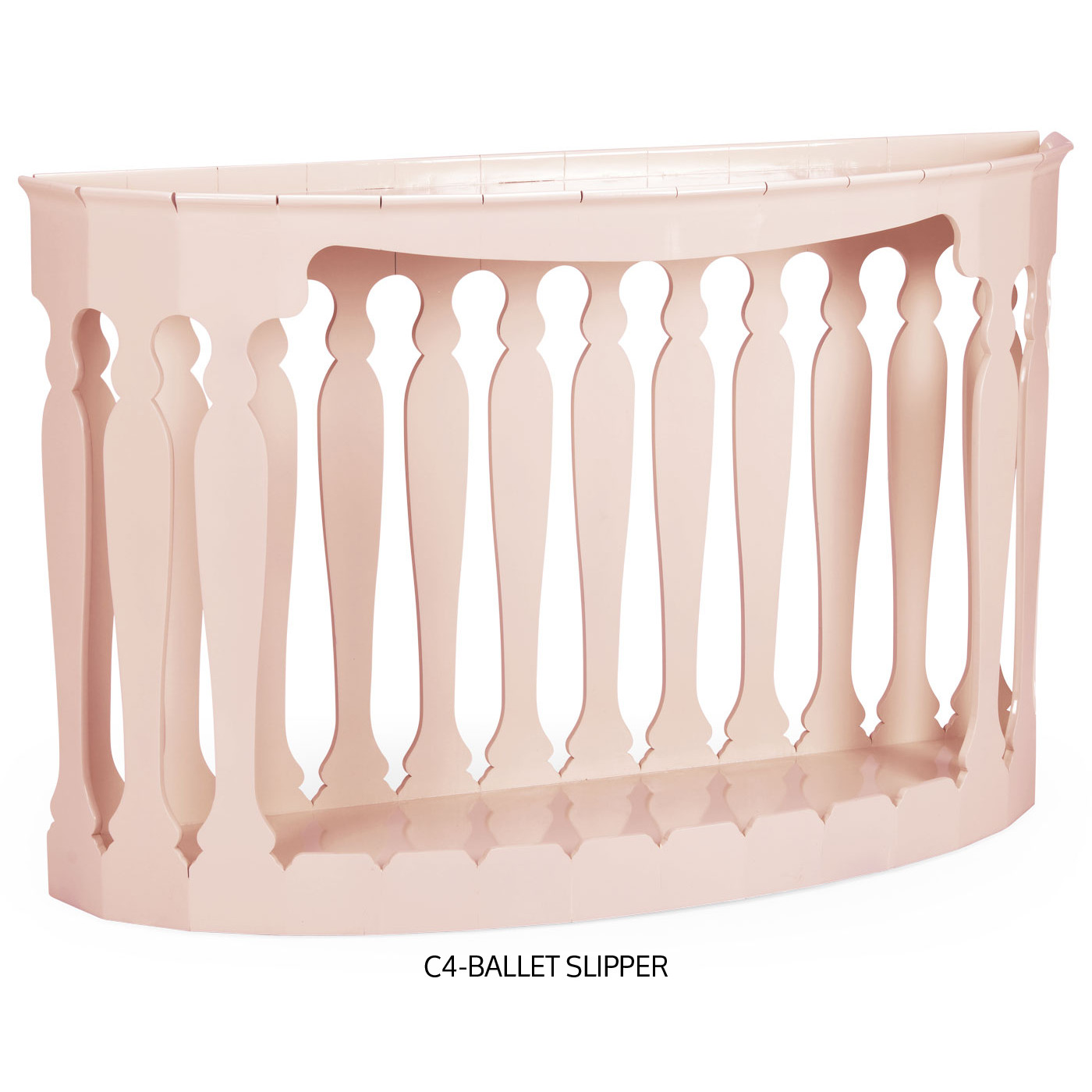 Moorish demilune console (no painting)