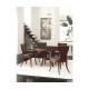 Full Back Art Deco Macassar Ebony Dining Arm Chair