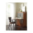 Full Back Art Deco High Lustre Santos Dining Arm Chair