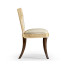 Full Back Art Deco Champagne Dining Side Chair
