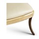 Full Back Art Deco Champagne Dining Side Chair