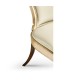 Full Back Art Deco Champagne Dining Side Chair