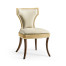 Full Back Art Deco Champagne Dining Side Chair
