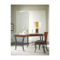 Full Back Art Deco Champagne Dining Side Chair