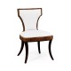 Full Back Art Deco High Lustre Santos Dining Side Chair