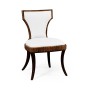Full Back Art Deco High Lustre Santos Dining Side Chair
