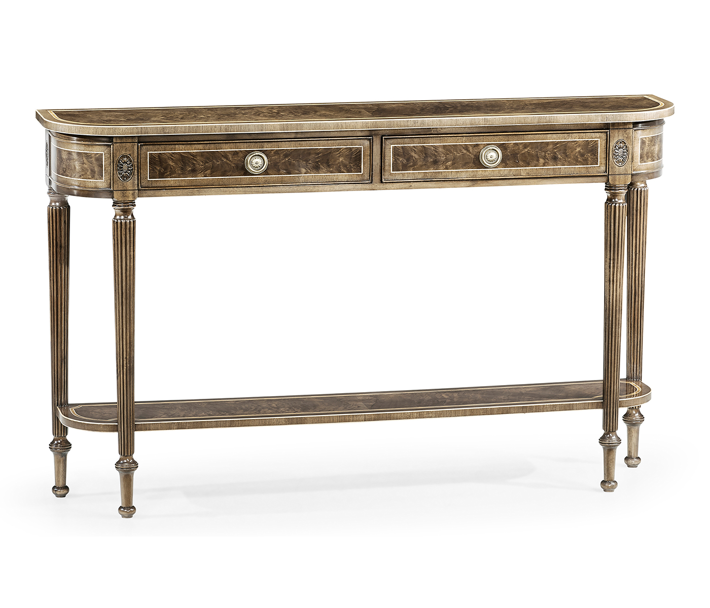 Regency Bleached Mahogany Console Table