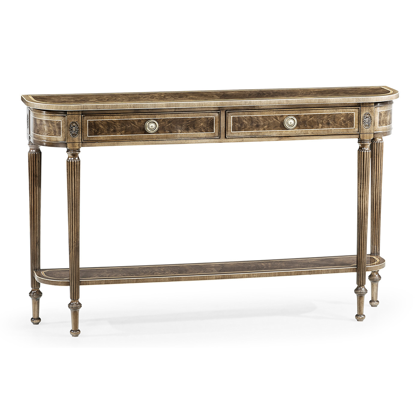 Regency Bleached Mahogany Console Table