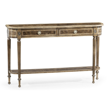 Regency Bleached Mahogany Console Table