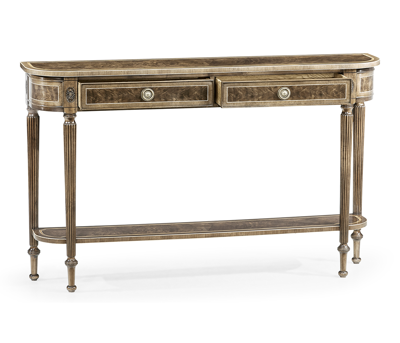 Regency Bleached Mahogany Console Table