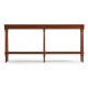 Country living style narrow walnut console