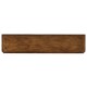 Country living style narrow walnut console