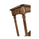 Country living style narrow walnut console