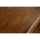 Country living style narrow walnut console