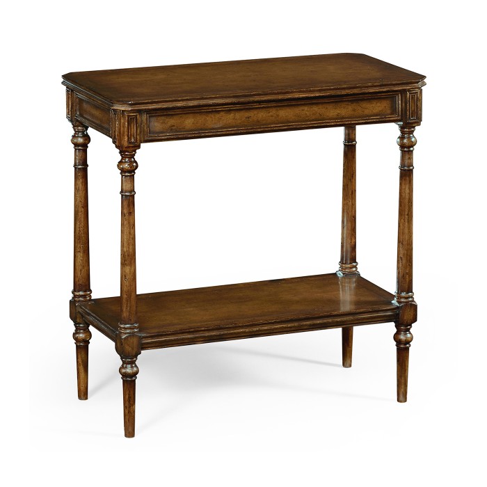 Country Living Style Walnut Side Table
