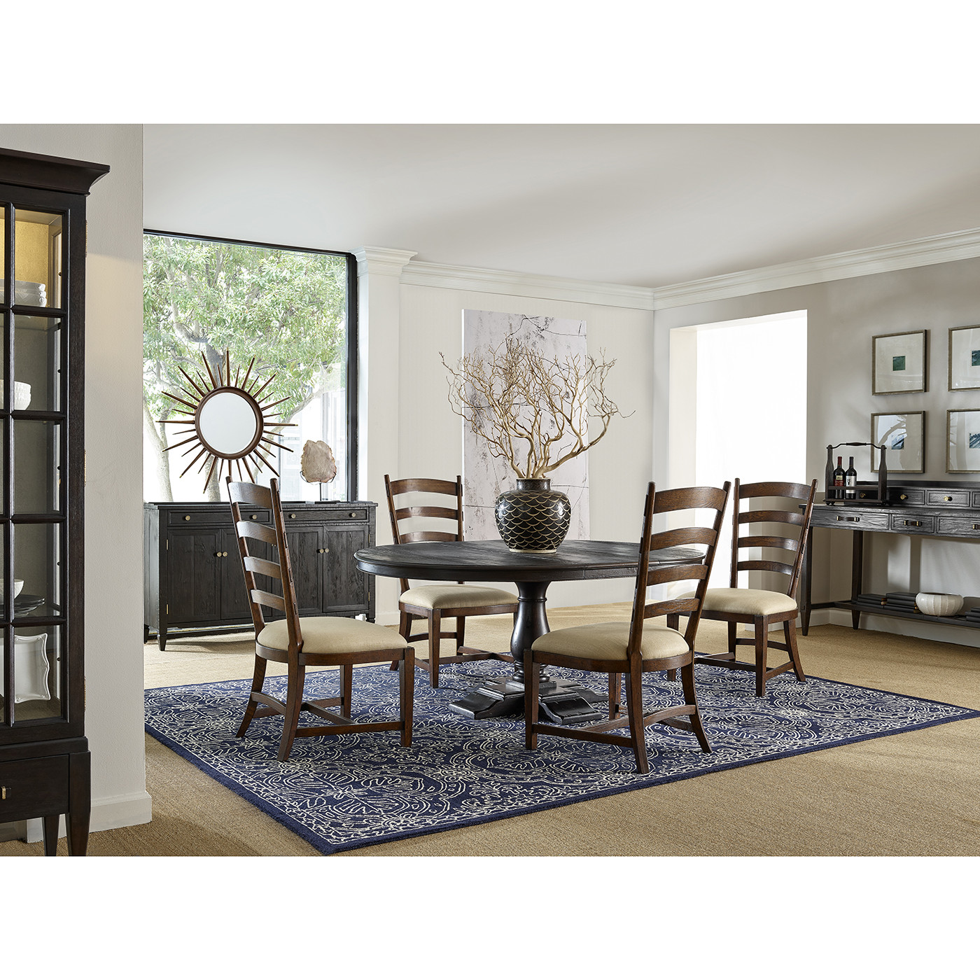 Sherwood Natural Oak Fireside Side Chair