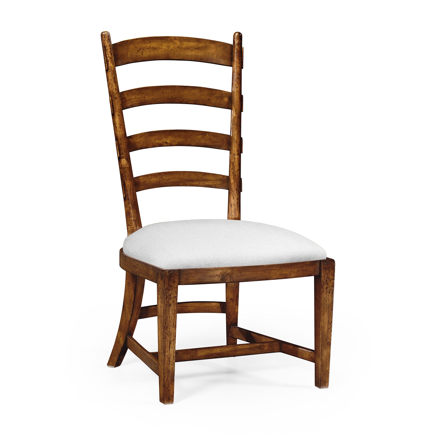 Country Walnut Fireside Side Chair
