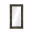 Faux Macassar Ebony & Anthracite Shagreen Floor Mirror