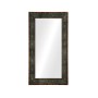Faux Macassar Ebony & Anthracite Shagreen Floor Mirror