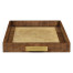 Ivory Shagreen Rectangular Tray
