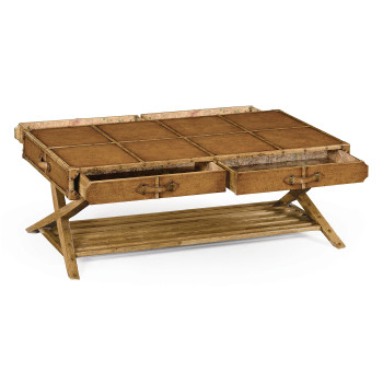 Travel Trunk Style Coffee Table