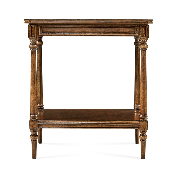 Victorian style walnut side table