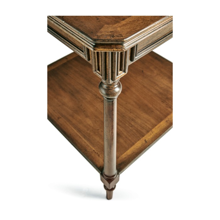 Victorian style walnut side table