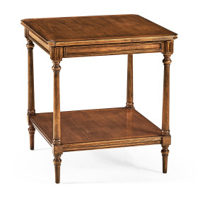Victorian style walnut side table