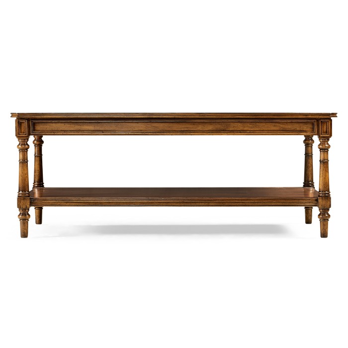 Victorian style walnut coffee table