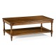 Victorian style walnut coffee table