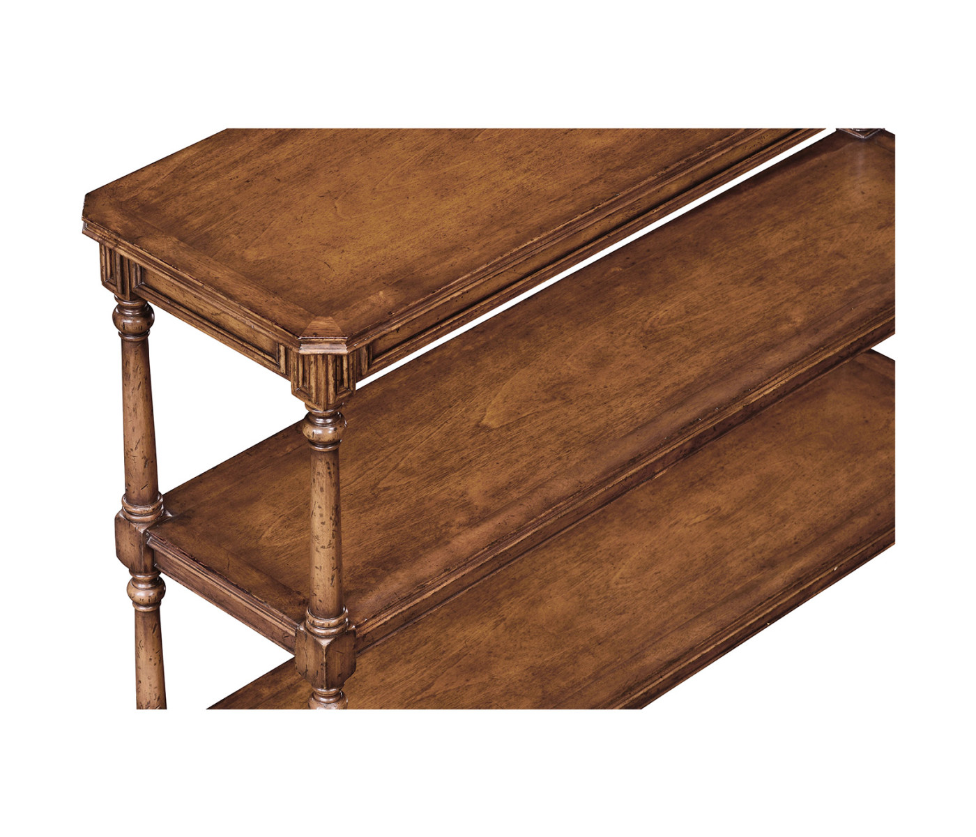 Victorian Style Walnut Three Tier Étagère