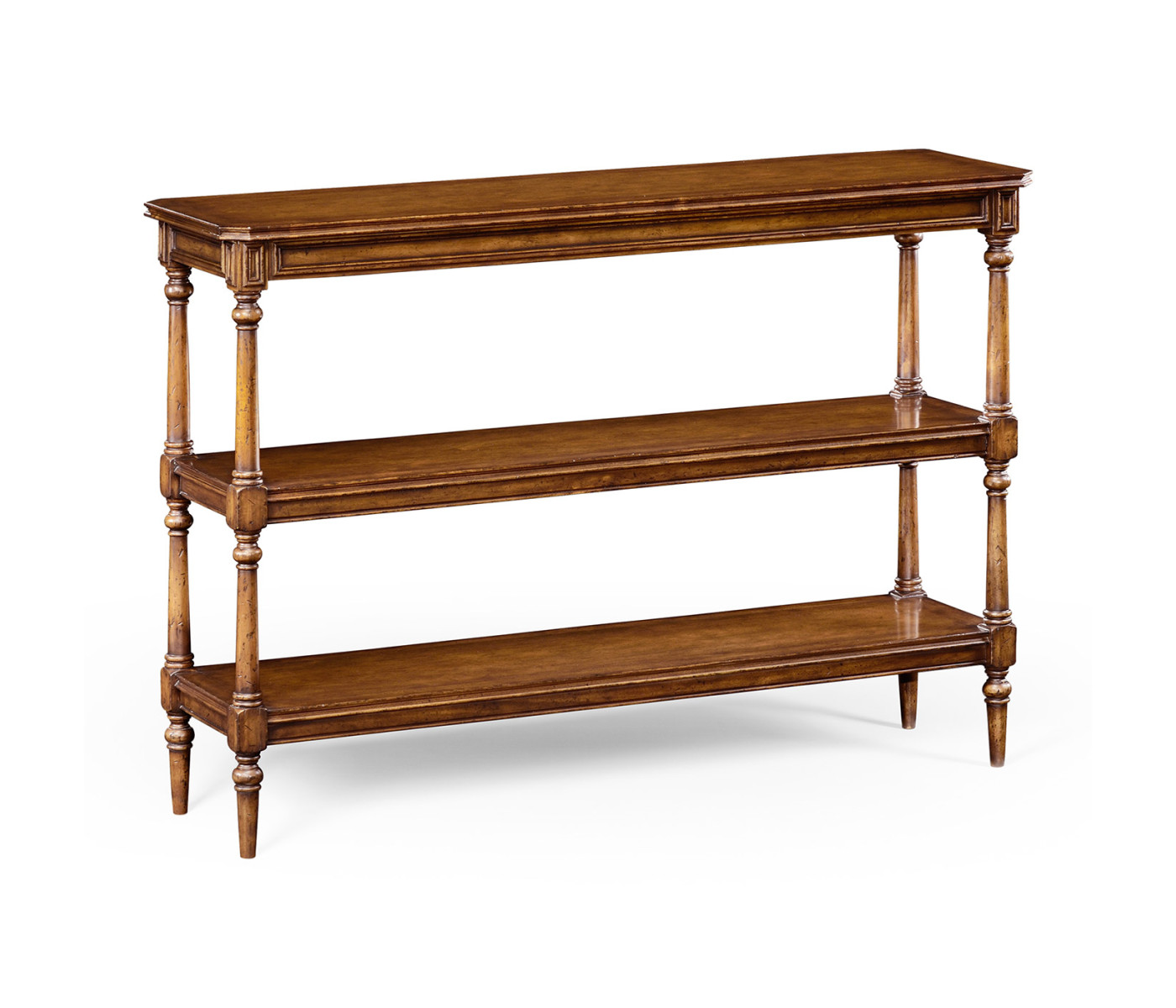 Victorian Style Walnut Three Tier Étagère