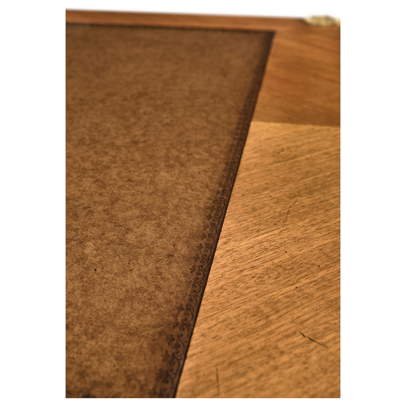 Satinwood & Marquetry Bureau Plat