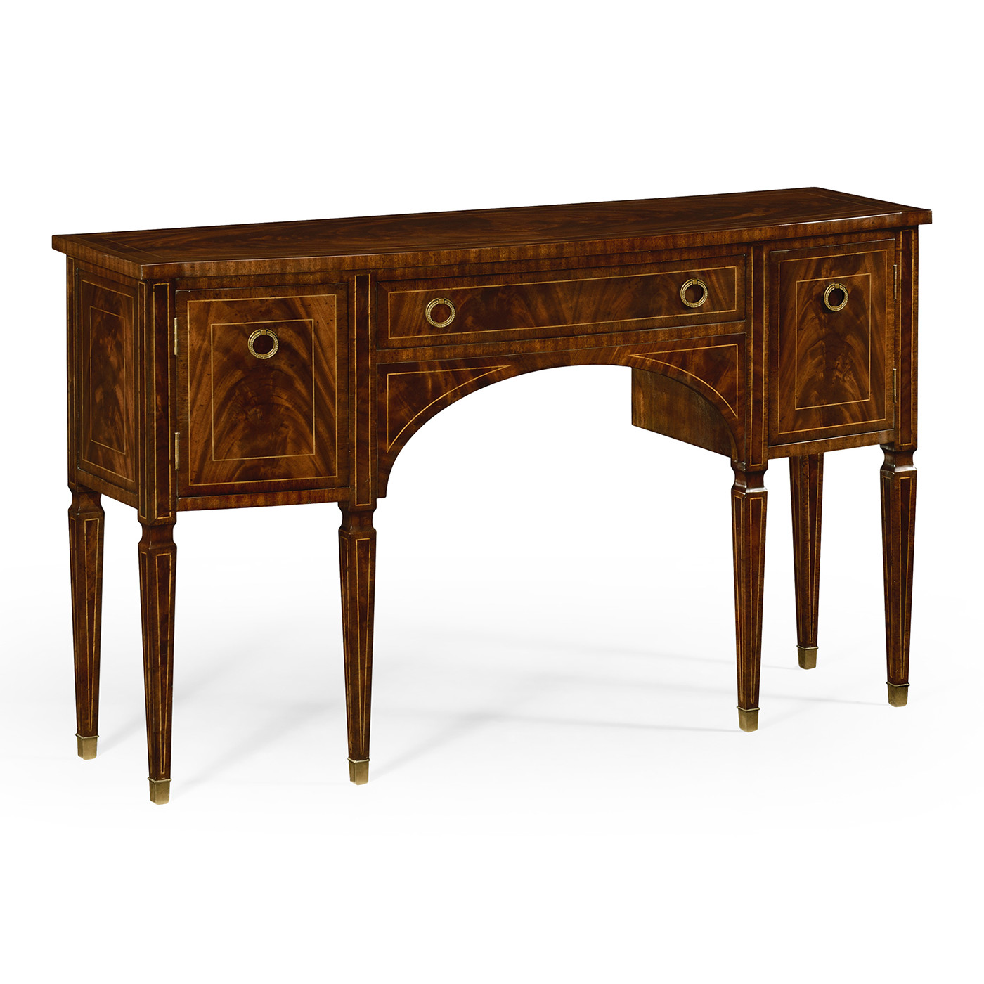 Regency Mahogany Bow Front Sideboard