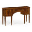 Regency Mahogany Bow Front Sideboard
