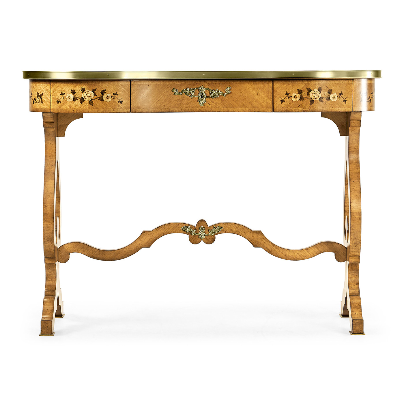Satinwood Kidney Dressing Table