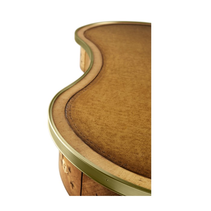 Satinwood Kidney Dressing Table