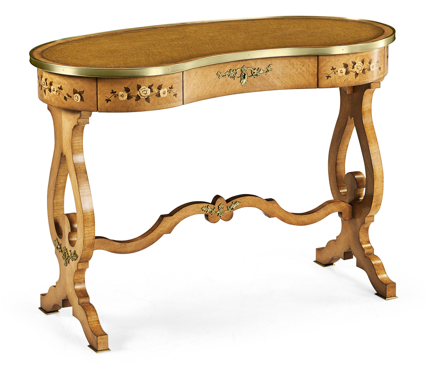 Satinwood Kidney Dressing Table