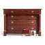 Mahogany biedermeier low chest for LDS project