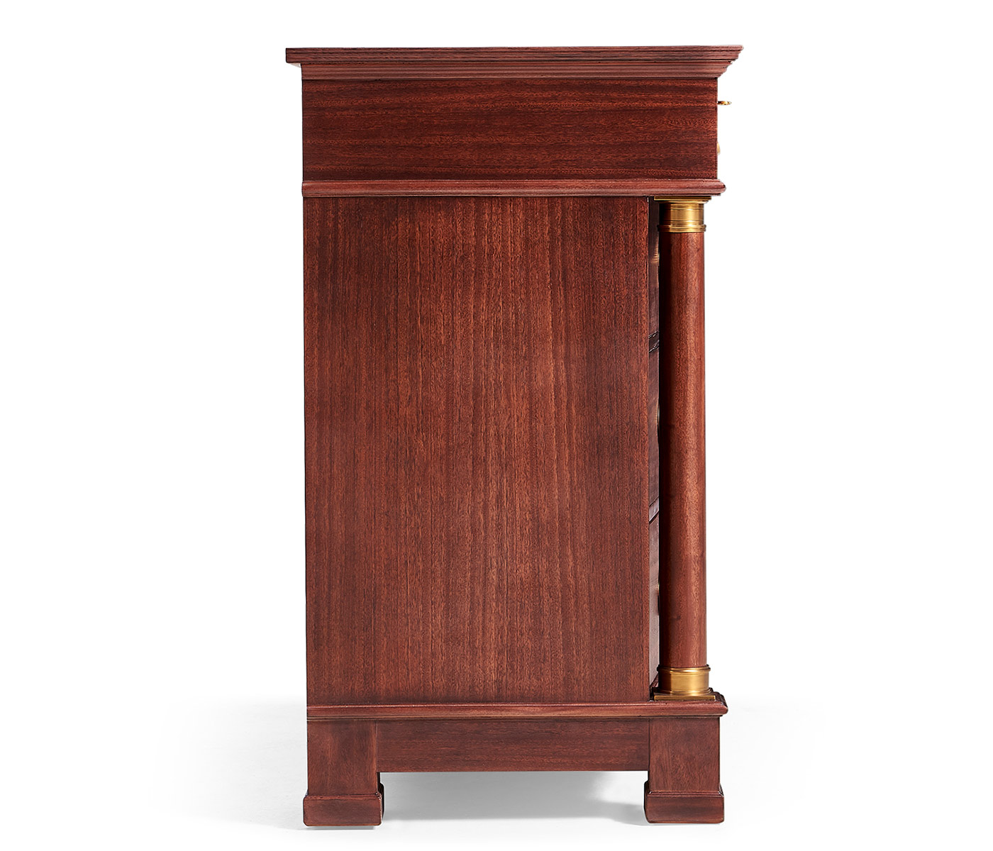Mahogany biedermeier low chest for LDS project