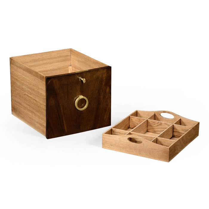 Mahogany biedermeier high chest