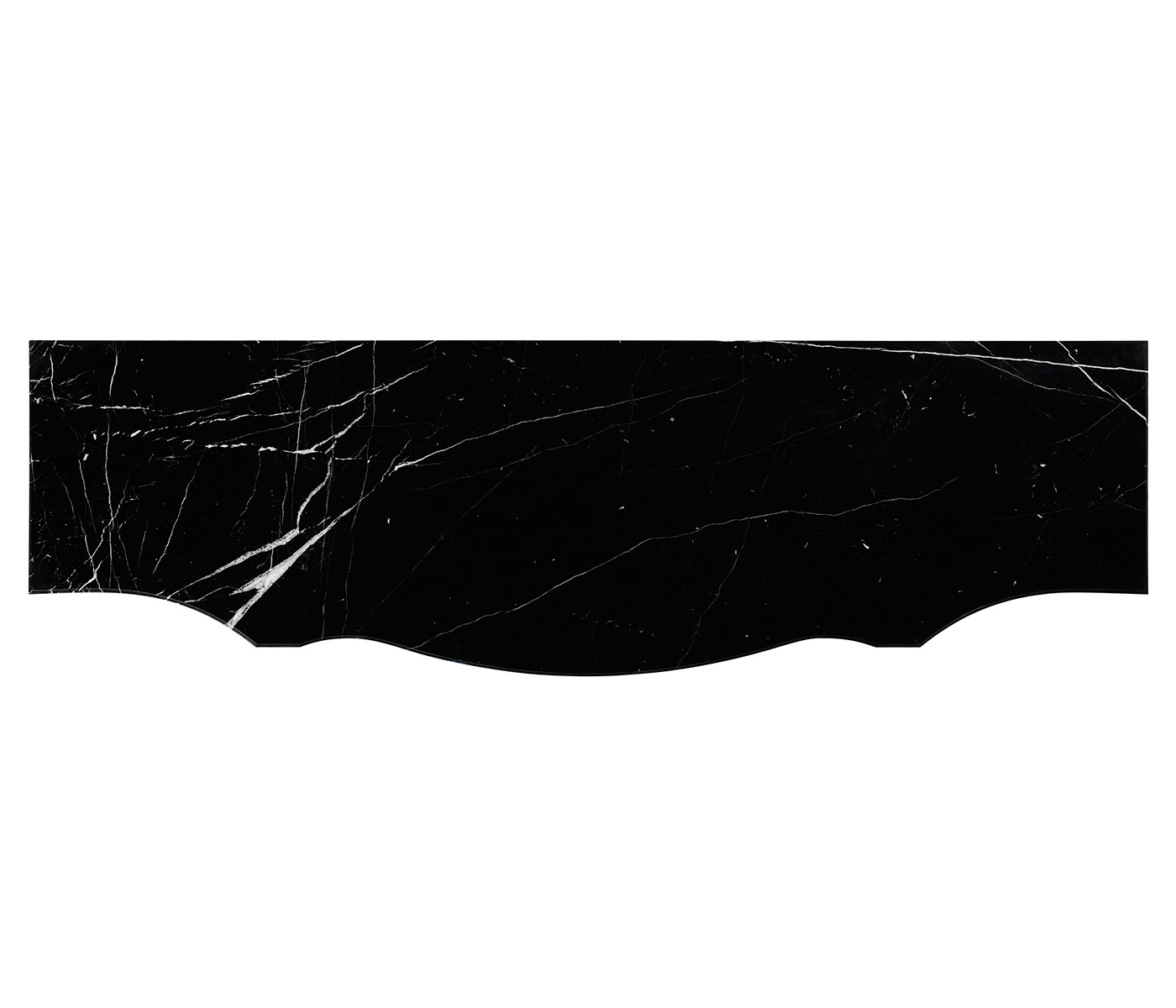 Satinwood serpentine sideboard with floral inlay