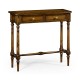 Victorian style walnut console