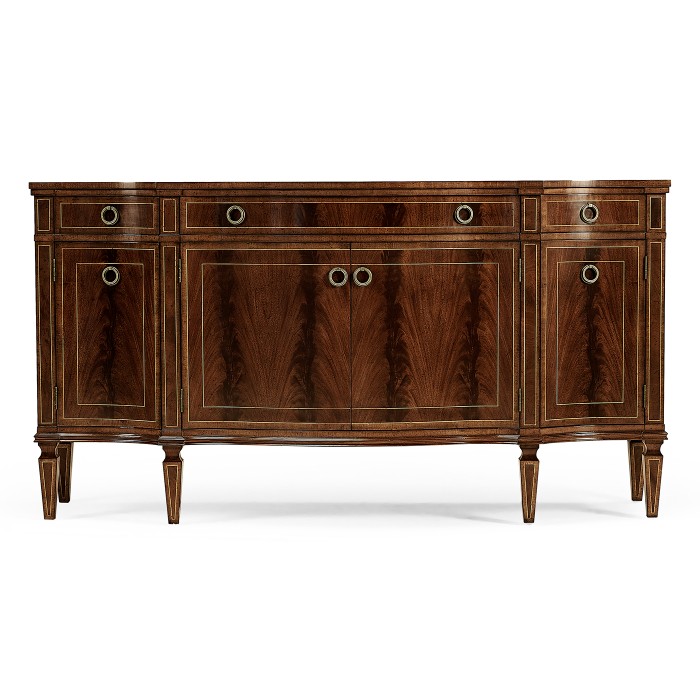 Buckingham Serpentine Mahogany Sideboard