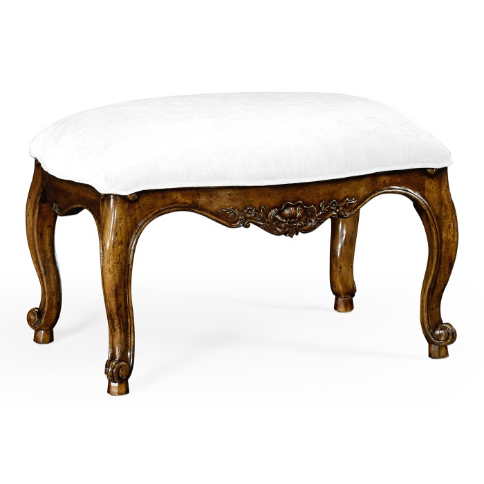French Walnut Footstool