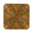 Argentinian walnut veneered square side table
