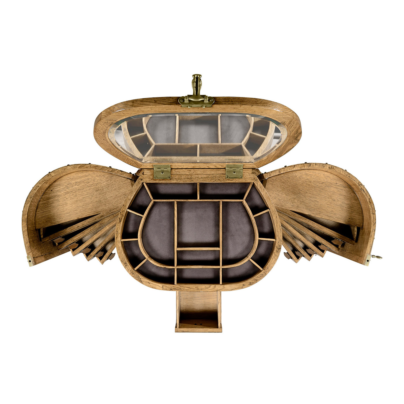 Travel Trunk Style Metamorphic Dressing Table