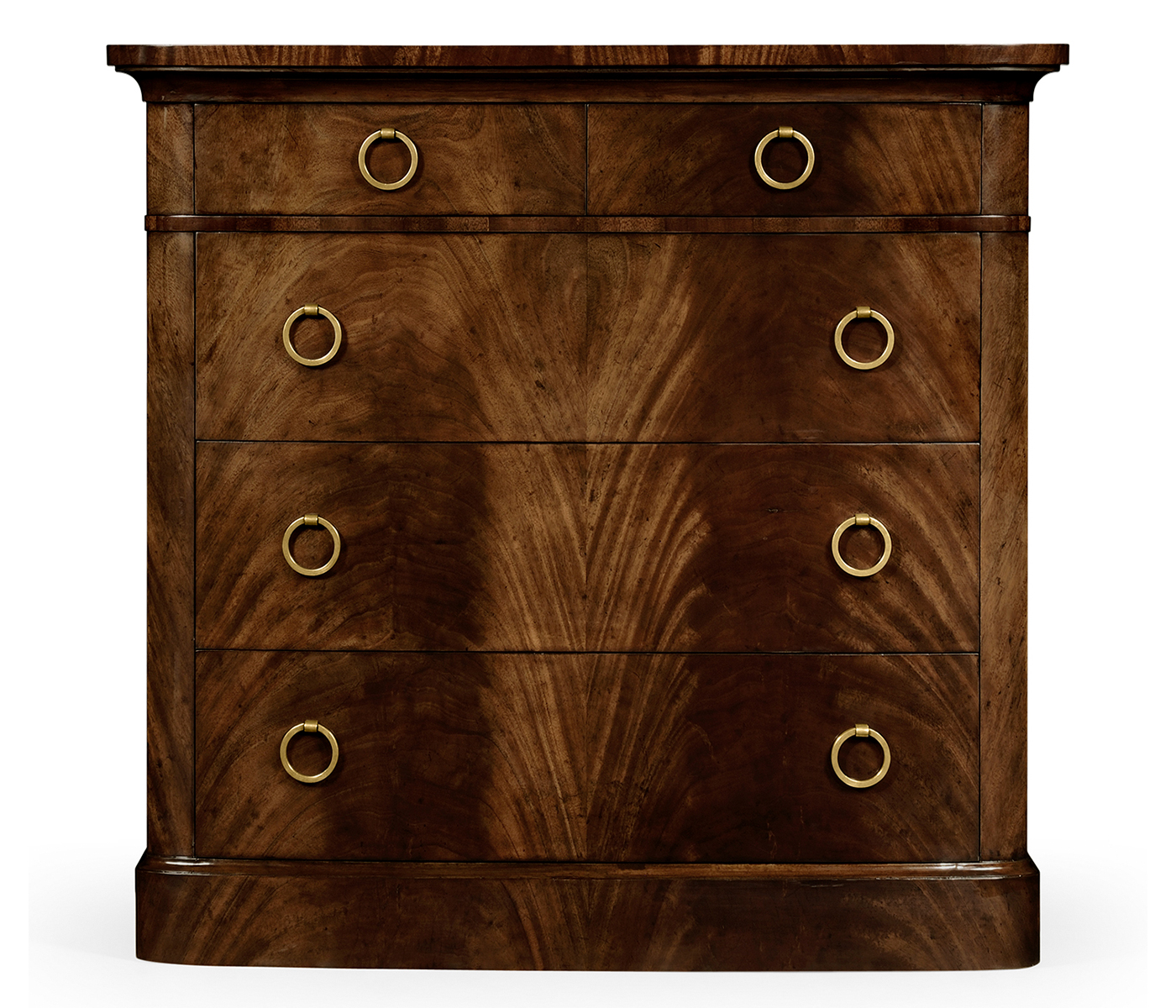 Early Victorian style mahogany chest of drawers
