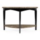 Black Snakeskin triangular coffee table