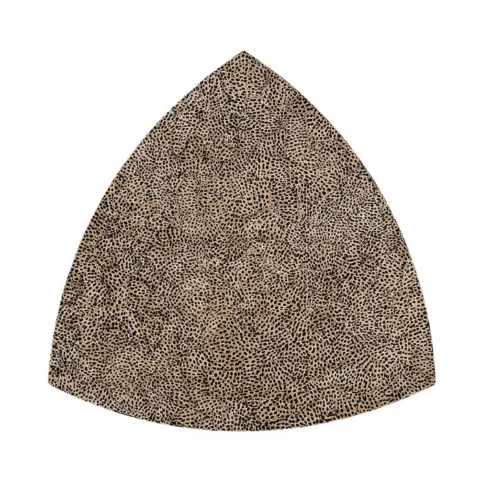 Black Snakeskin triangular coffee table